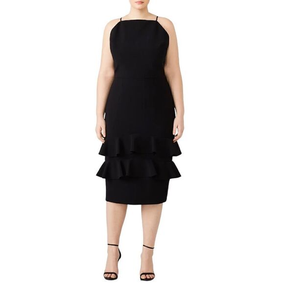 Christian Siriano Arabella Ruffle Dress Size 18 - Picture 1 of 8
